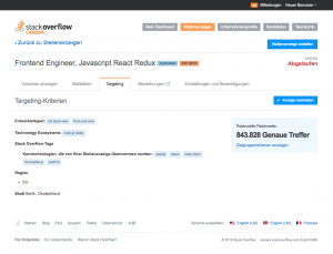 Entwickler Sourcing mit Stack Overflow