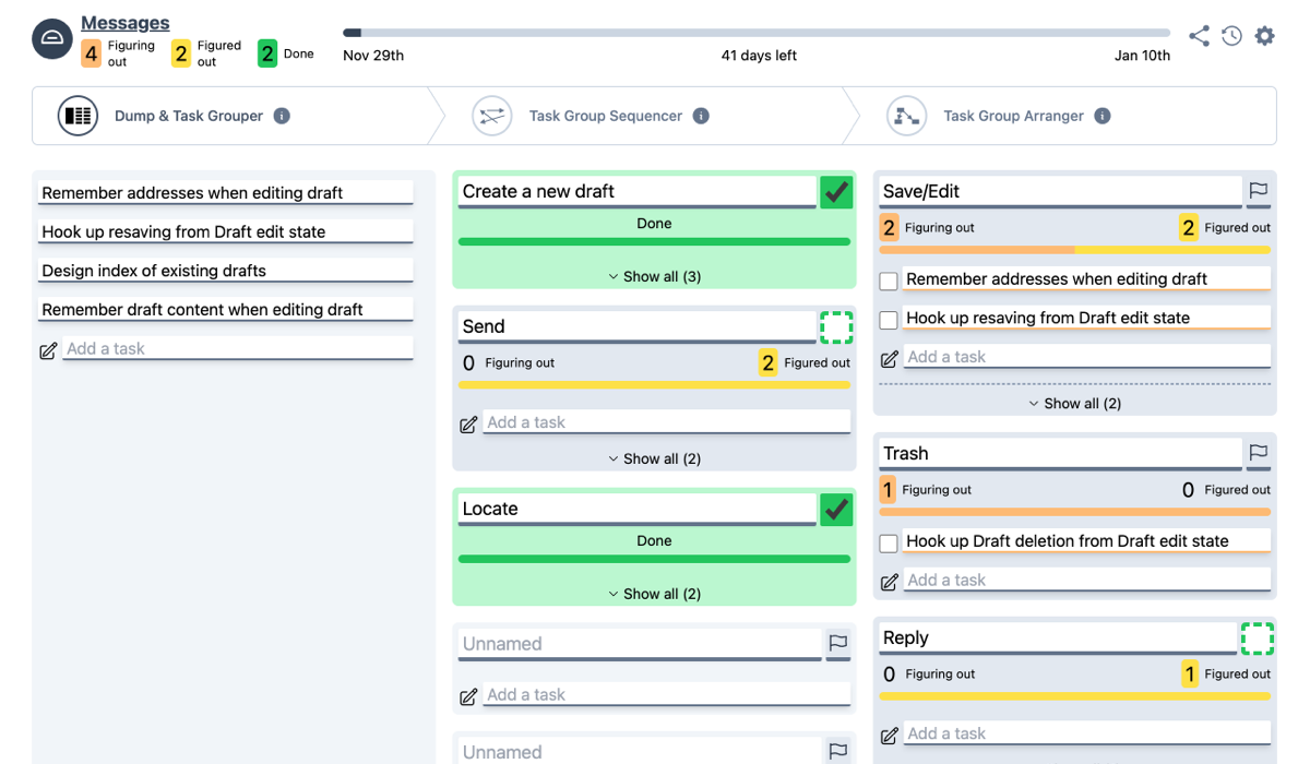 Open sourcing dumplink: Intuitive Task Grouping and Risk Visualization