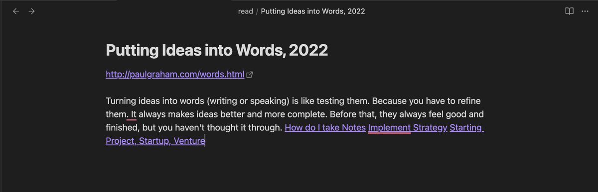 Screenshot displaying the summarization of content from various sources like podcasts and YouTube within Obsidian, emphasizing the manual process of summarization for better knowledge retention.