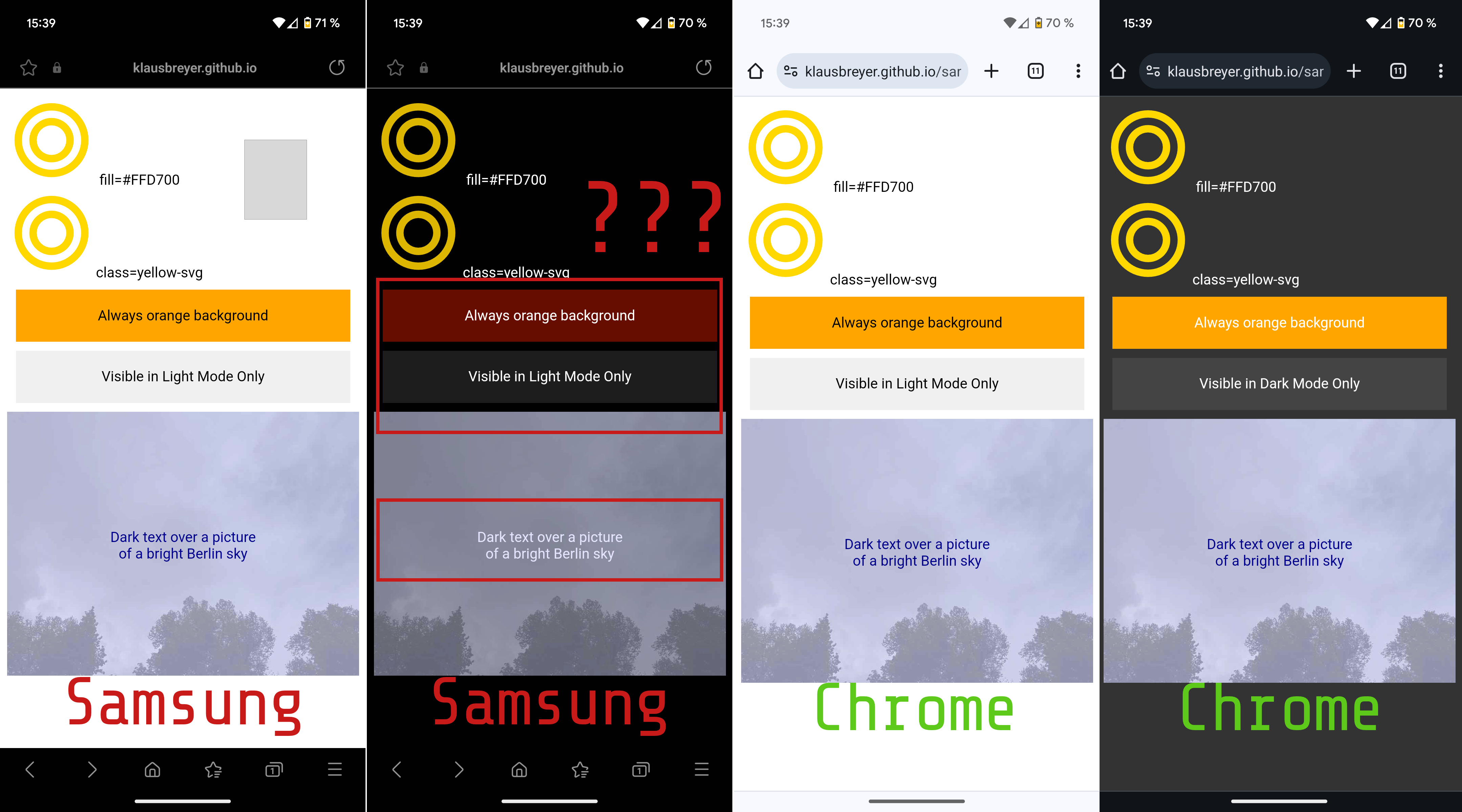 Dear Samsung Internet: Please Fix Your Forced Dark Mode! (Update!)