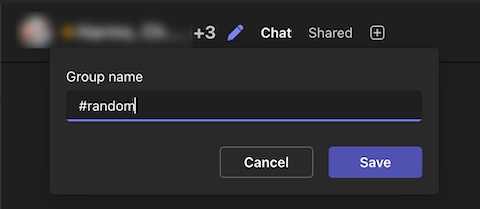 Creating a group chat in MS Teams