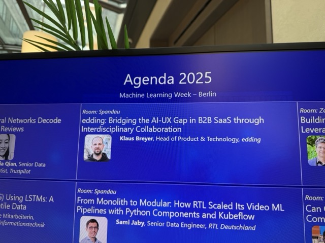 ML Week Europe: Bridging the AI-UX Gap in B2B SaaS through Interdisciplinary Collaboration