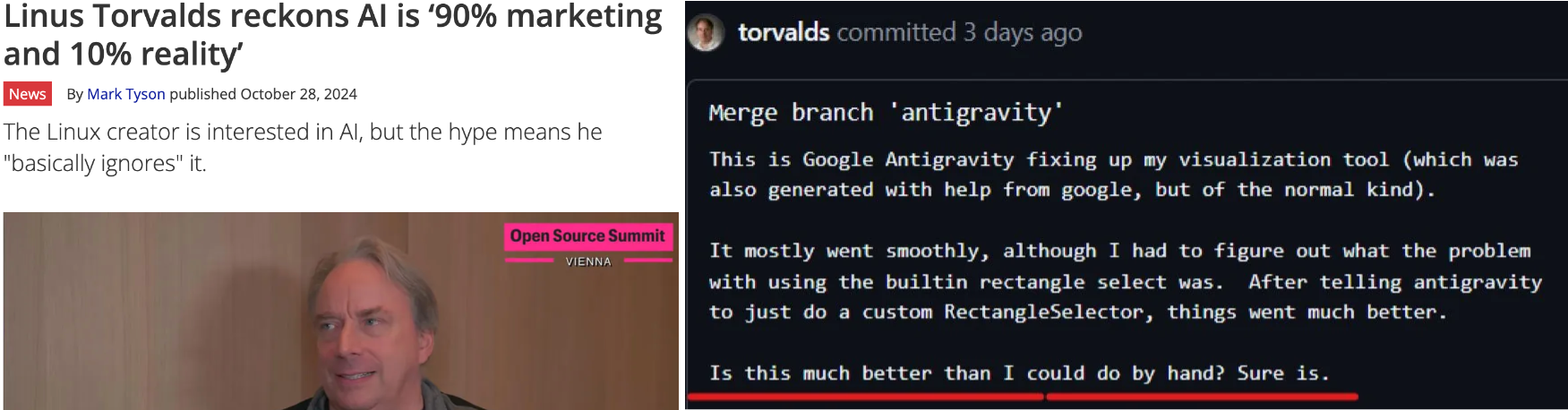 Linus Torvalds on AI