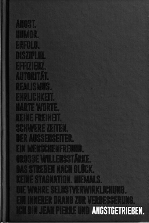 Angstgetrieben., Jean Pierre Kraemer, 2020